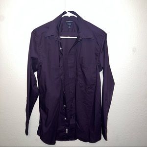 Mens large purple dress shirt - worn once!